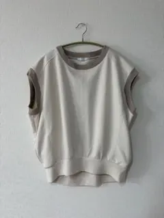 JEANASIS ライトDバルーンPOSS ノースリーブ　ベストのサムネイル