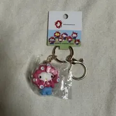 ハローキティ ミャクミャクなりきり立体キーホルダー
