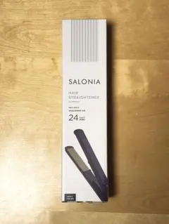 SALONIA サロニア ストレートヘアアイロン　ネイビー 24mm