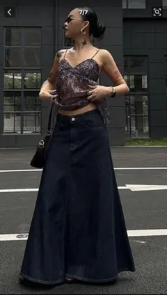 SHEIN DAZY デニムスカート ロング L