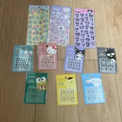 キャラクター ネイルシール 10パックセット