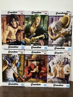 ワンピース　グランディスタフィギュア６点セット
