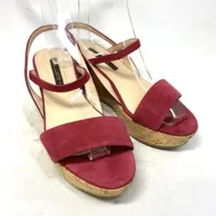 ペリーコサニー　ダークレッド　プラットフォーム　サイズ表記「37」23.5センチ