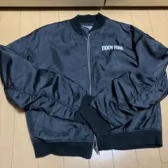 新品同様　ジディ　ZIDDY ジップアップ　ジャンパー　裏地付　バック刺繍