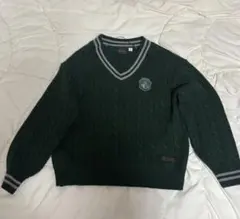 GUハリーポッターコラボ　スリザリンニット140センチ