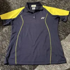 ヨネックス ポロシャツ ネイビー/イエロー