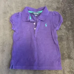 RALPH LAUREN紫 ポロシャツ 24M