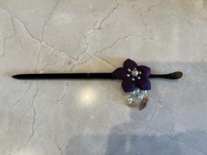 かんざし　お花　パール