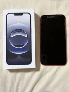 超美品 iPhone XR (RED) 本体 元箱付 初期化済