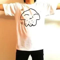 もこう Tシャツ もこもこくん（ホワイト）のサムネイル