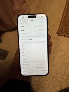 Apple iPhone 15 Pro Max 1TB，極美品，バッテリー100