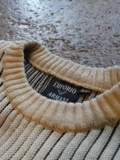 archive EMPORIO ARMANI 3D knit sweaterのサムネイル