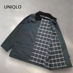 【名作】 美品 UNIQLO ハンティングジャケット 襟 コーデュロイ XL