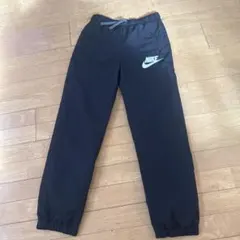 NIKE ナイロンパンツ　ポリエステルブラックHO170508SIV