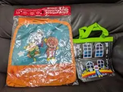 アンパンマン バッグセット 大小2点　メッシュトートバッグ