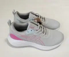 asics スニーカー グレー ピンク レディース　消臭効果