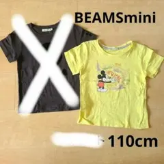 【chan様】BEAMSmini　Tシャツ　　イエロー　ミッキーのサムネイル