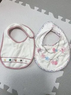 【人気柄】ファミリア&ミキハウス スタイ２枚セット