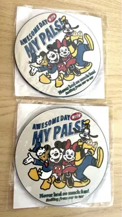 ディズニー コースター ラバー スーベニア　ミッキーフレンズ　2個セット