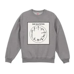 ラグランスリーブ クルーネック スウェット（裏パイル） XL ミックスグレー