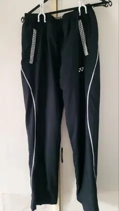 ヨネックス 　パンツ ブラック チェック柄
