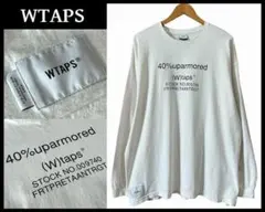 22ss WTAPS 40PCT UPARMORED 長袖 Tシャツ 白 Lのサムネイル