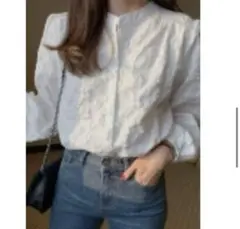 白ブラウス長袖
