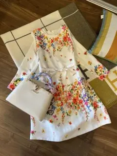 Chesty フラワープリント ワンピース