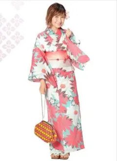 浴衣単品 花柄