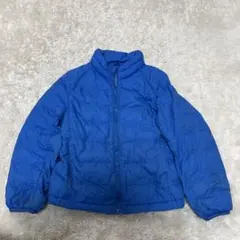 ユニクロ　UNIQLO 中綿　ダウンジャケット　110 ブルー系