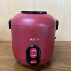 【倉庫片付け値下げ】 ERETTO mono ミニ炊飯器 ET-110BEのサムネイル