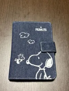 SNOOPY マルチケース　デニム調