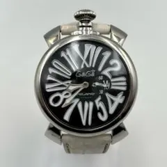 ぴ*こ様 ガガミラノ マヌアーレ40mm ブラック ベルト交換品 稼働品