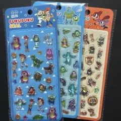 ぷくぷくシール　ディズニー　トイストーリー　モンスターズインク　ズートピア