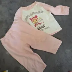 アンパンマン あかちゃんまん ベビーパジャマセット　女の子　90　ピンク