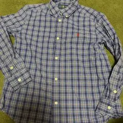 Ralph Lauren チェック柄長袖シャツ 130/64
