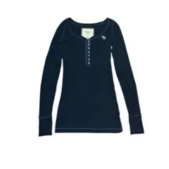 アバクロンビー＆フィッチ　希少美品　ヘンリーネック　長袖カットソー　 y2k