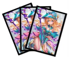 遊戯王 ブラックマジシャンガール スリーブ - メルカリ