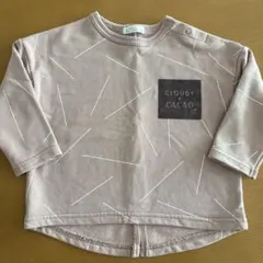 CLOUDY CACAO ピンク長袖トレーナー