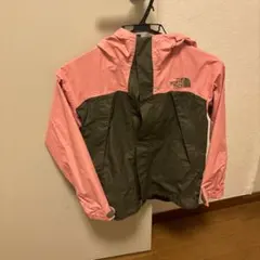 THE NORTH FACE レインウェア 130ピンク/カーキ
