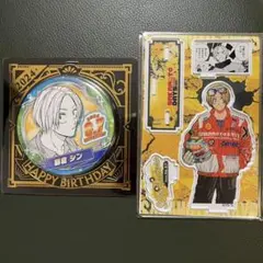 サカモトデイズ　バースデイ缶バッジ　名場面ジオラマフィギュア　朝倉シン