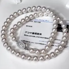 【テリ強/鑑別書】VALENTINO アコヤパール ネックレス 約6.5-7mmのサムネイル
