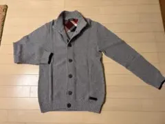 BLACK LABEL CRESTBRIDGE グレー カーディガン M