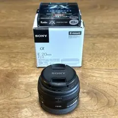 SONY E 20mm F2.8 SEL20F28 単焦点 パンケーキ　APSC Amazon | SONY 単焦点レンズ E 20mm F2.8 ソニー Eマウント用