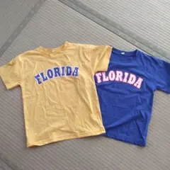 ④FLORIDA Tシャツ 2枚セット 　130センチ