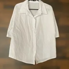SHEIN ホワイト 半袖シャツ Mサイズ