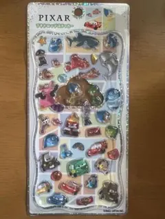 【正規品】ピクサー　プチドロップステッカー　カーズ　ニモ　ボンボン　シール帳