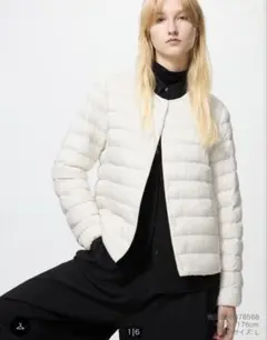 ユニクロ　パフテックコンパクトジャケット　オフホワイト　M 新品、未使用