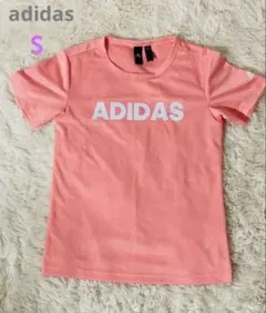 【adidas】半袖機能Tシャツ W MH キャップリニア Tシャツ Sピンク