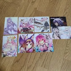ノーゲーム・ノーライフ 0 色紙コンプ その他おまけ付き ノーゲーム・ノーライフ 0 色紙コンプ その他おまけ付き - メルカリ
